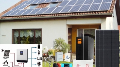10KW solar panels power generation system